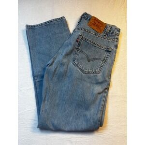 Vintage Levi's 505 Light Wash  Jeans Mens 32x30 Y2K Straight Leg Regular‎ Fit